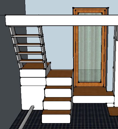 Image of Design drawing for back door